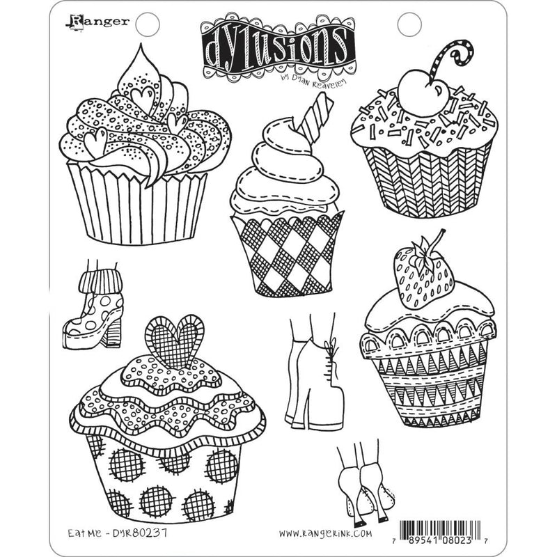 Dyan Reaveley's Dylusions Stamp Set - Eat Me, DYR80237