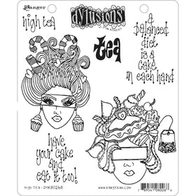 Dyan Reaveley's Dylusions Stamp Set - High Tea, DYR80268