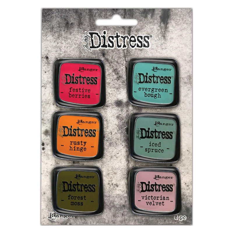 Tim Holtz Distress Enamel Pin Collection - Set