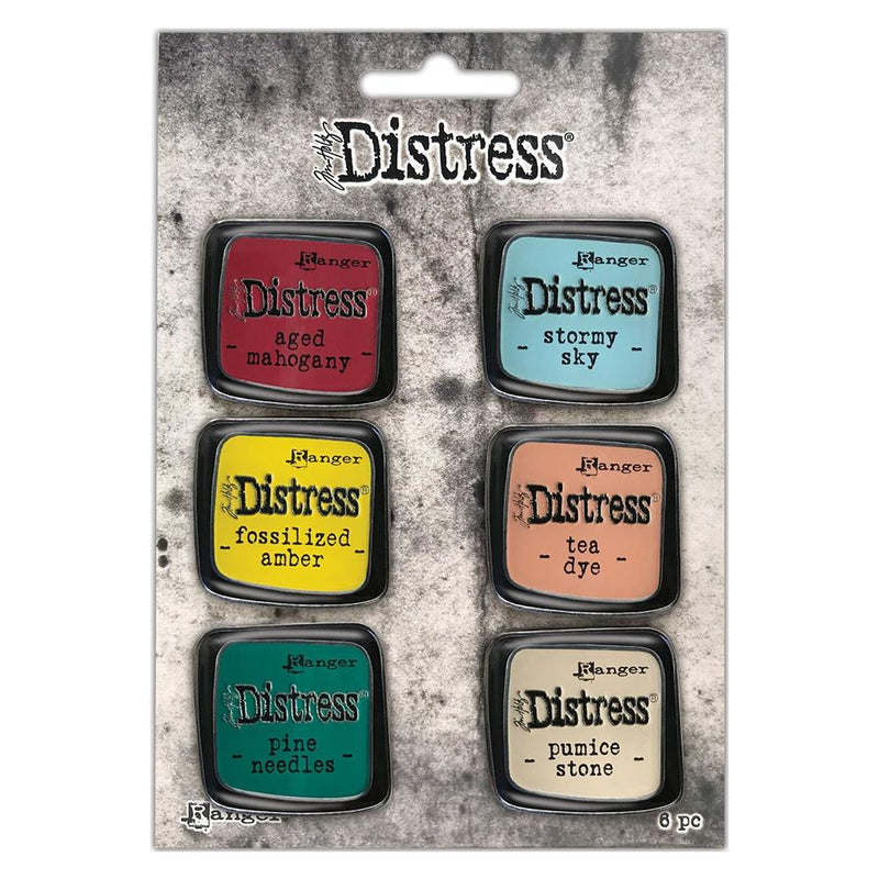 Tim Holtz Distress Enamel Pin Collection - Set