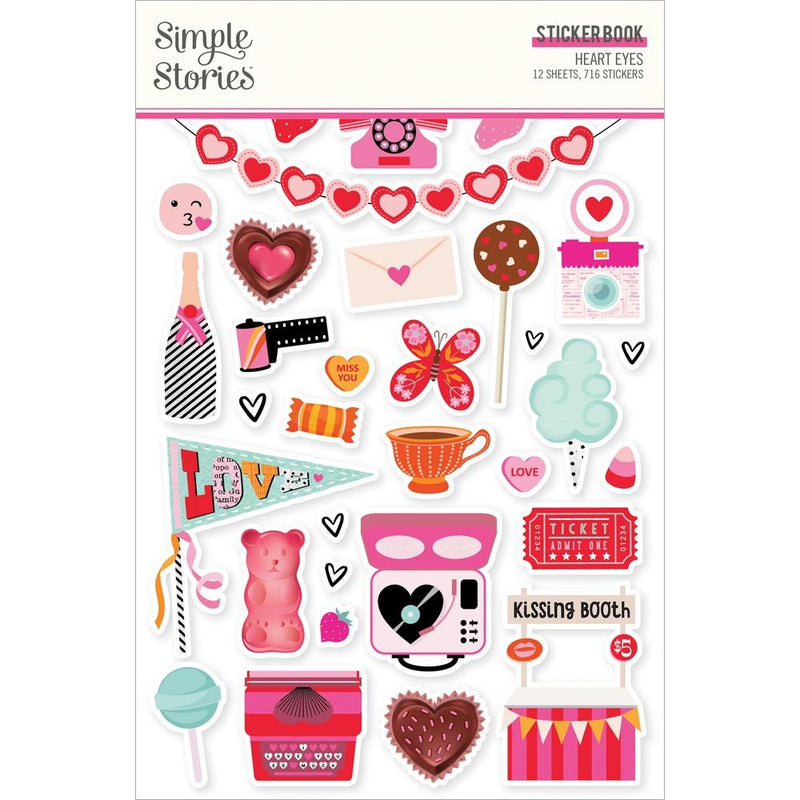 Simple Stories Sticker Book - Heart Eyes, 19419