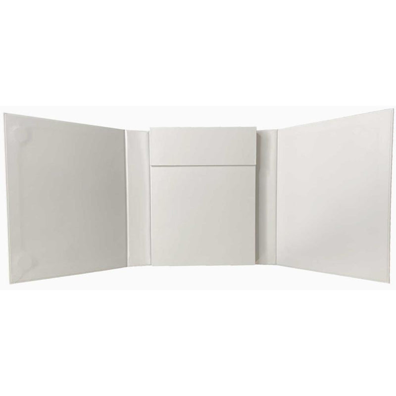 49 And Market Foundations Memory Keeper - White Tri-Fold Chipboard Folio, FA35410