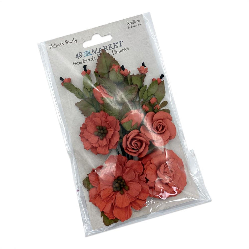 49 and Market Paper Flowers - Nature's Bounty - Salsa, FM-38411