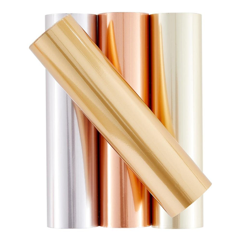 Glimmer Hot Foil 4 Rolls - Satin Metallics, GLF-047