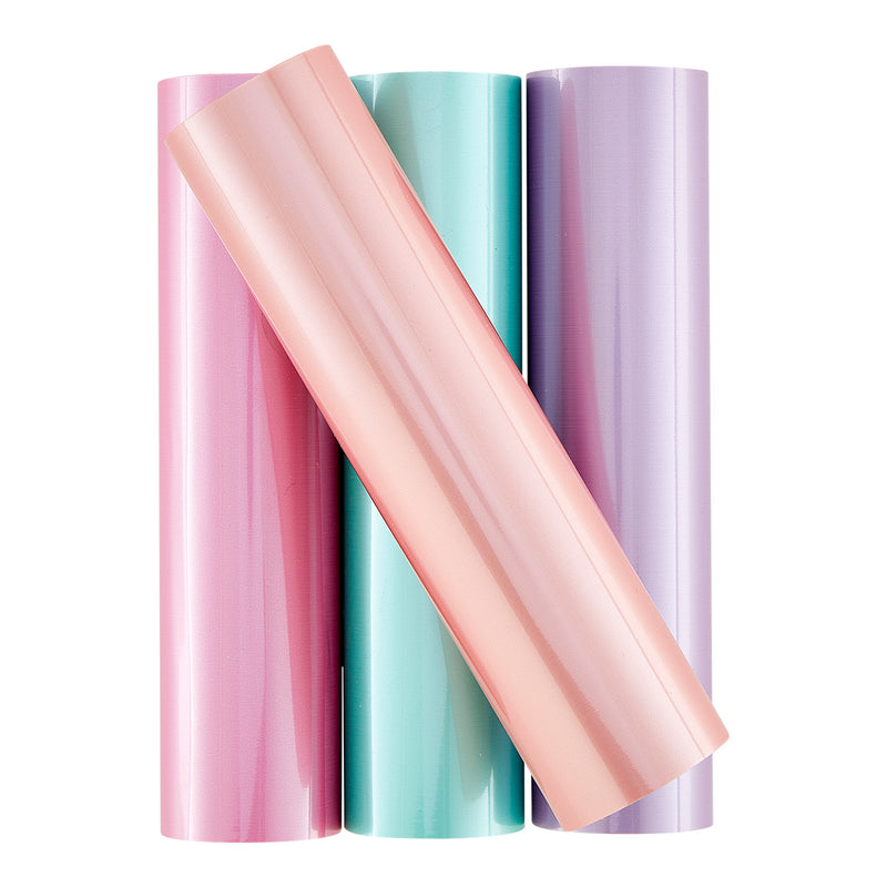 Glimmer Hot Foil 4 Rolls - Satin Pastels Variety Pack, GLF-050