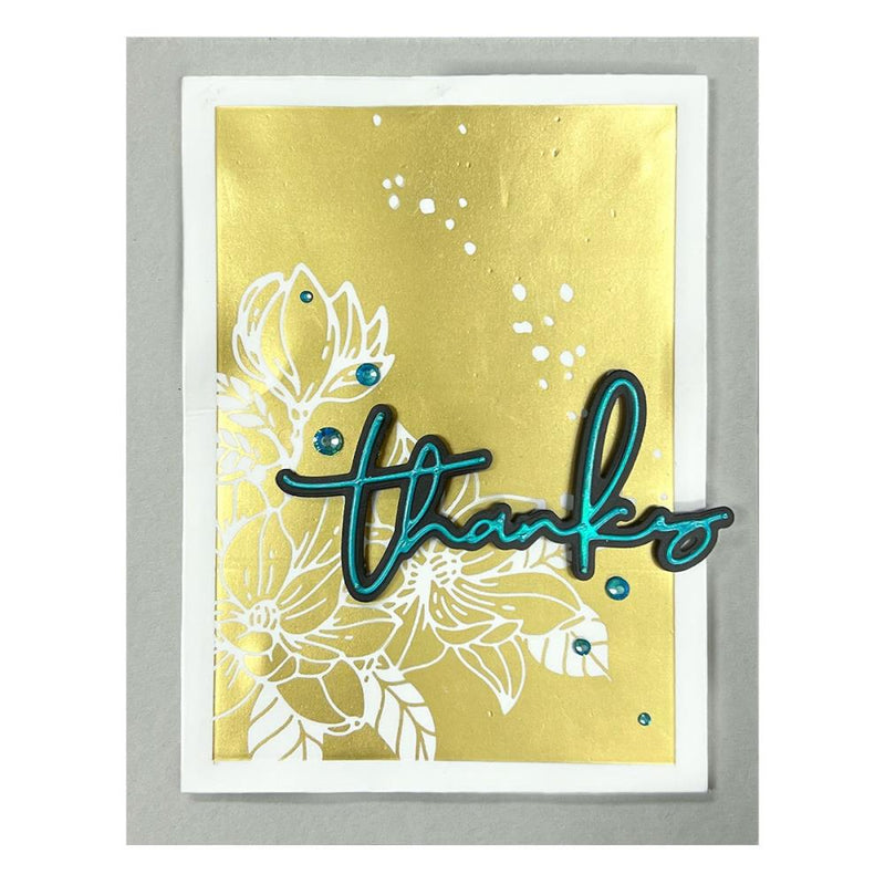 Spellbinders Glimmer Hot Foil Plate - Essential Glimmer Solid Rectangle, GLP-320