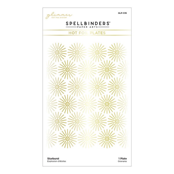 Spellbinders Glimmer Hot Foil Plate - Starburst, GLP-335