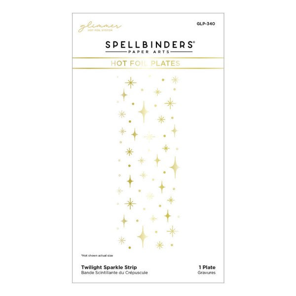 Spellbinders Glimmer Hot Foil Plate - Twilight Sparkle Strip, GLP-340