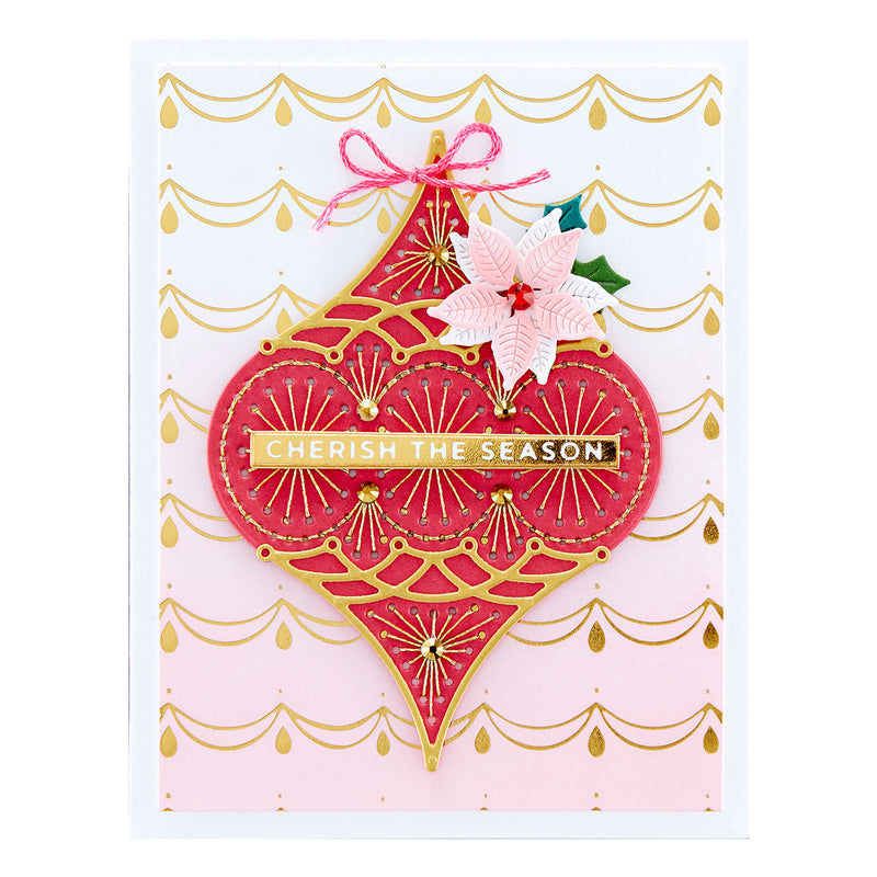 Spellbinders Glimmer Hot Foil Plate - Glimmering Swag, GLP-348