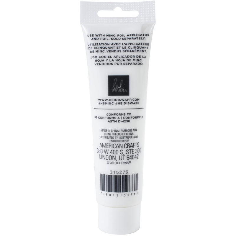 Heidi Swapp - Minc Texture Paste , White 3oz, 315276