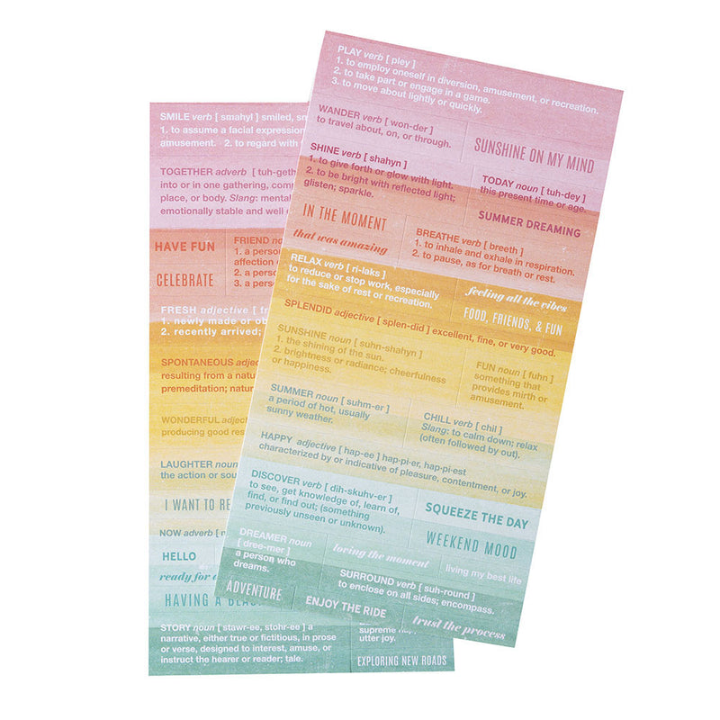 Heidi Swapp - Sun Chaser Definition Stickers 56Pc, HS315773