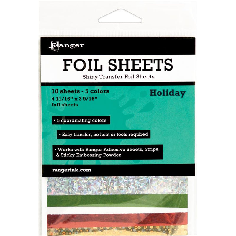 Ranger Ink - Foil Sheets - Holiday, ISF48015