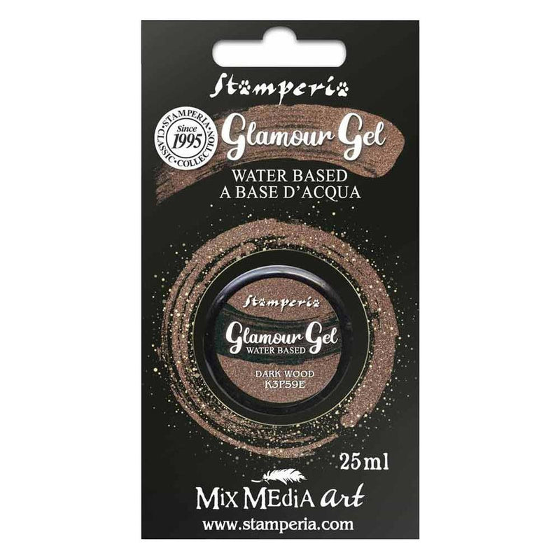 Stamperia Glamour Gel - Dark Wood 25ml, K3P59E WAS $8.60