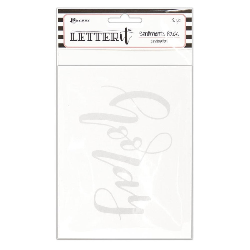 Letter It Sentiments Pack 6Pc - Celebration  LEA65265