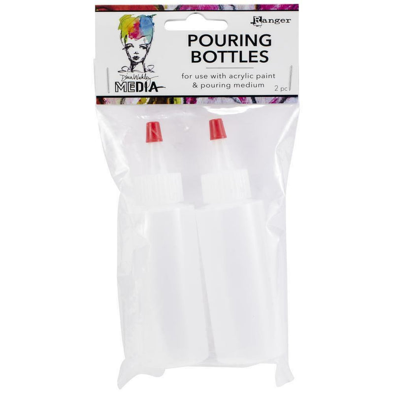 Dina Wakley MEdia Pouring Bottles Set 2Pc, MDA63803