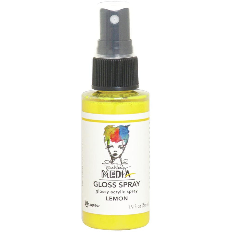 Dina Wakley MEdia - Gloss Spray 1.9oz - Lemon, MDO68495