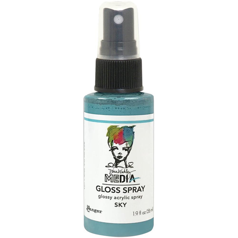 Dina Wakley MEdia - Gloss Spray 1.9oz - Sky MDO73789