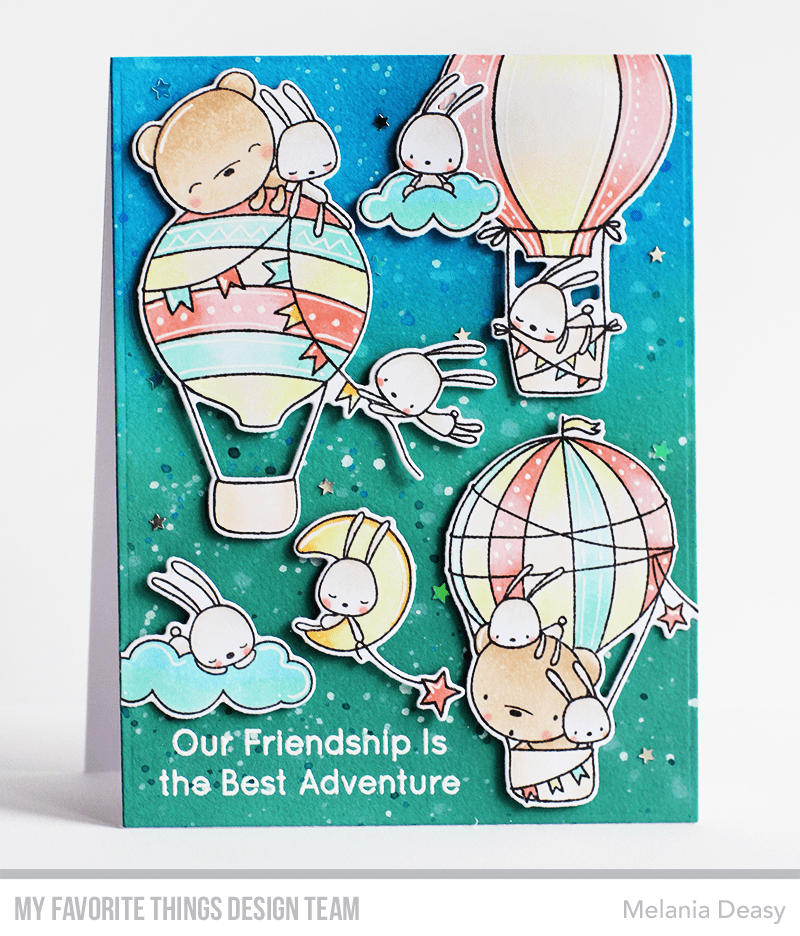 My Favorite Things Sky-High Friends Stamp & Die Sets, Retired CS493/1788