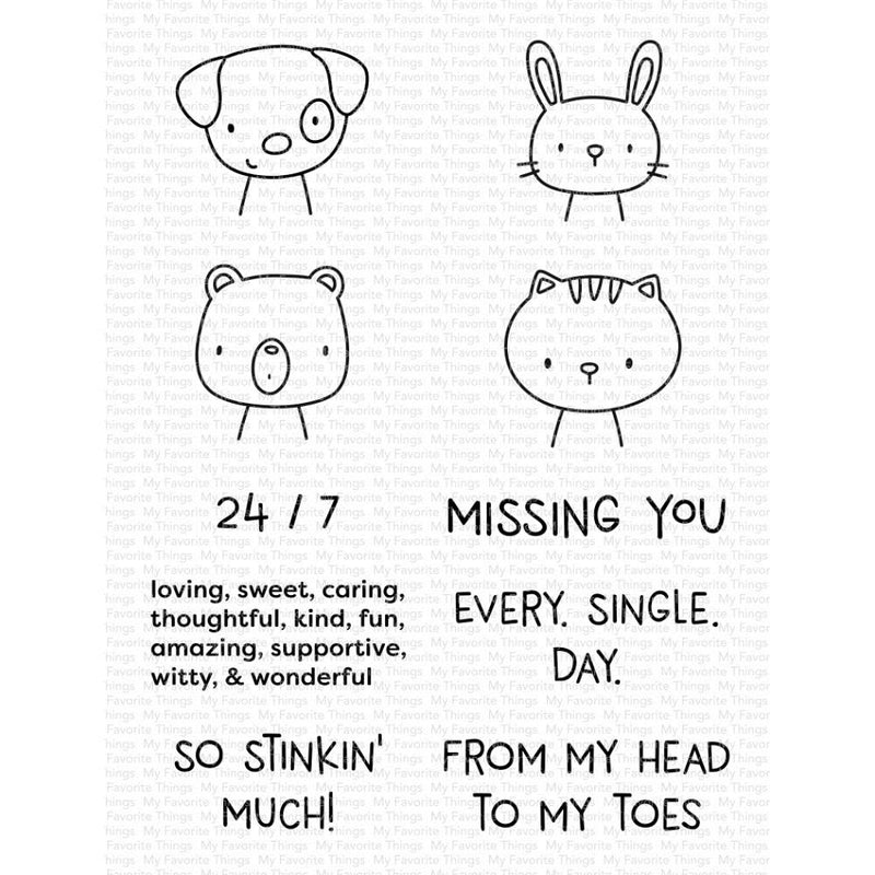 My Favorite Things Missing You Every Single Day Stamp & Die-namics Sets