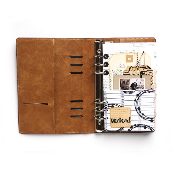 Elizabeth Craft Designs Planner Essentials - A5 Planner - Espresso, P002