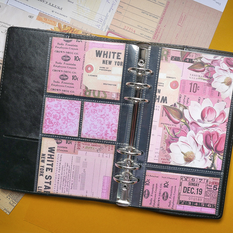 Elizabeth Craft Designs Planner Essentials - A5 Planner - Vintage Black, P021