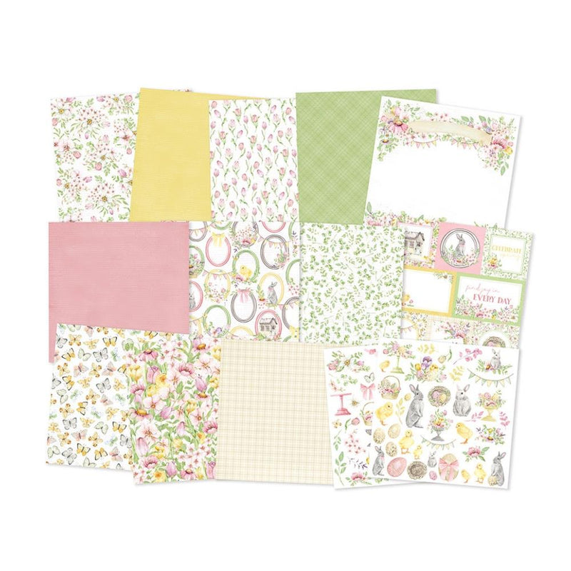 P13 Double-Sided Paper Pad 12x12 12/Pc - Spring is Calling, P13SPC08