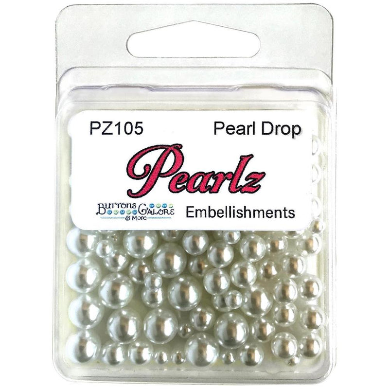 Pearlz Embellishment Pack 15g - White, PZ105