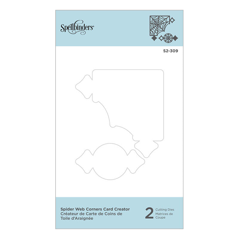 Spellbinders Etched Dies - Spider Web Corners Card Creator, S2-309