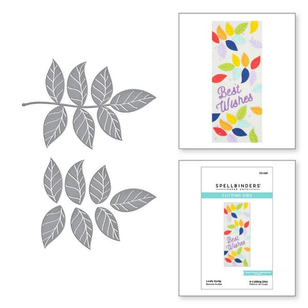 Spellbinders - Leafy Sprig Dies- the Just Wanted to Say Collection, S3-446