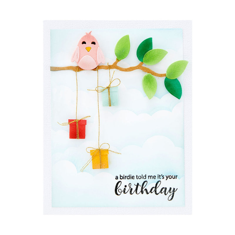 Spellbinders - Sweet Birds on a Branch Etched Dies, S4-1107 by Vicki Papaioannou