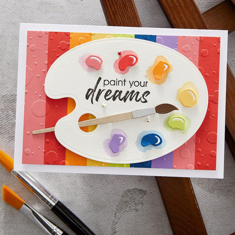 Spellbinders Die Set - Painter's Palette, S5-504 by: Vicki Papaioannou