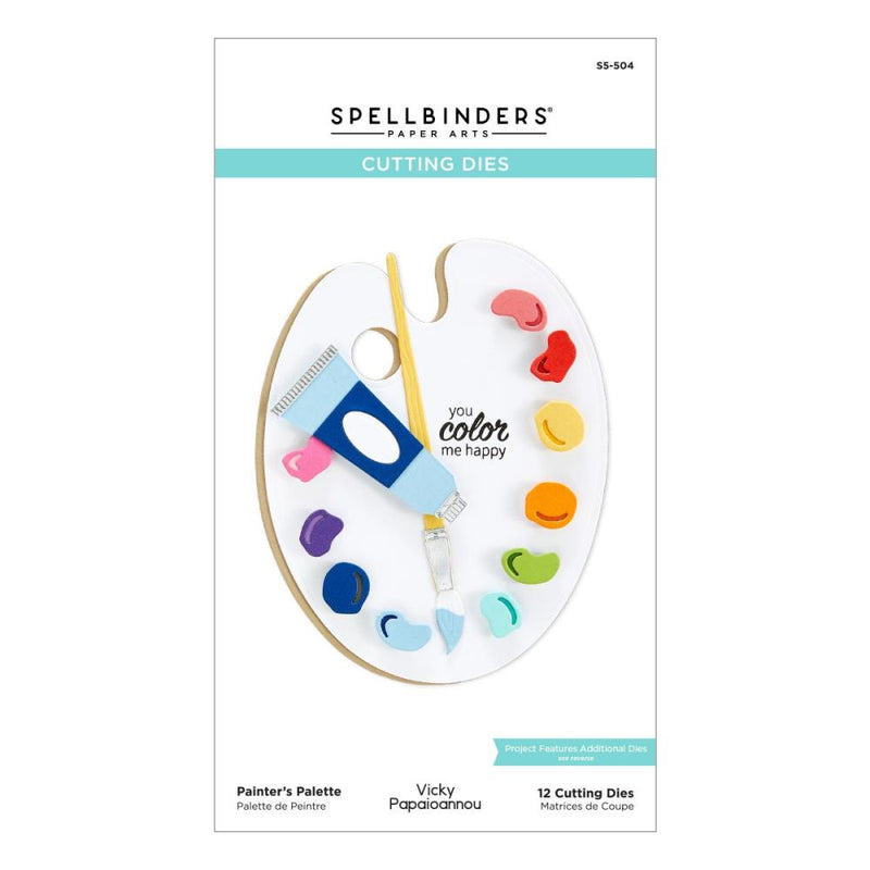 Spellbinders Die Set - Painter's Palette, S5-504 by: Vicki Papaioannou