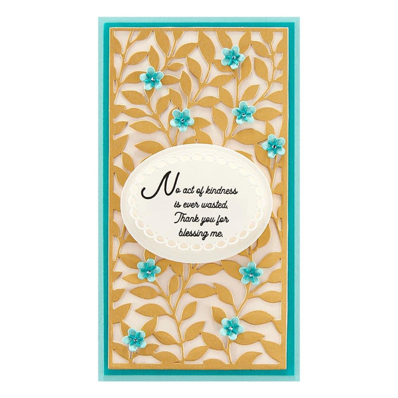 Spellbinders Die Set - Sweet Leaf Mini Slimline, S5-508 by: Becca Feeken