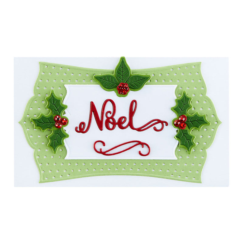 Spellbinders Etched Dies - Noel Mini Slimline Frame, S5-535