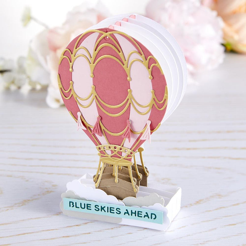 Spellbinders Etched Dies - 3D Vignette Hot Air Balloon, S6-200