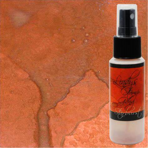 Lindy's Stamp Gang Starburst Shimmer Spray - Canna Lilly Burnt Orange, SBS-CLBO-1049