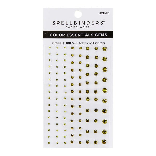 Spellbinders Color Essentials Gems - Green, SCS-141