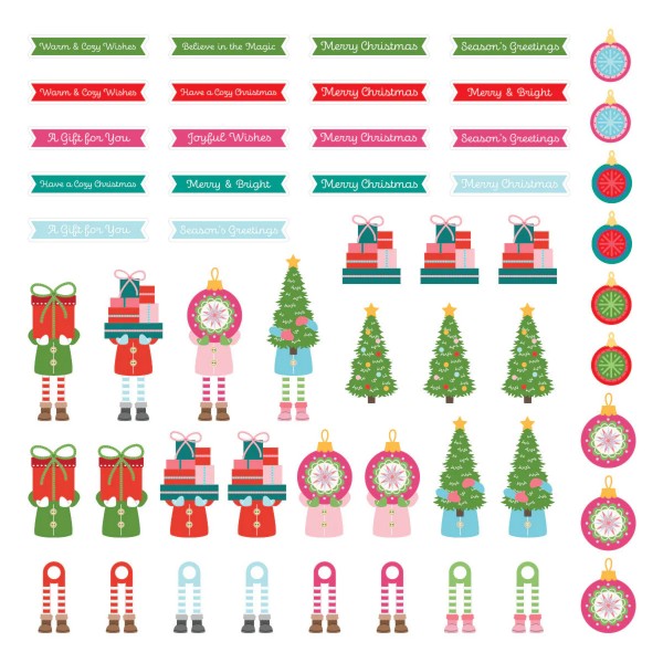 Spellbinders Printed Die-Cuts - Christmas Delivery, SCS-225