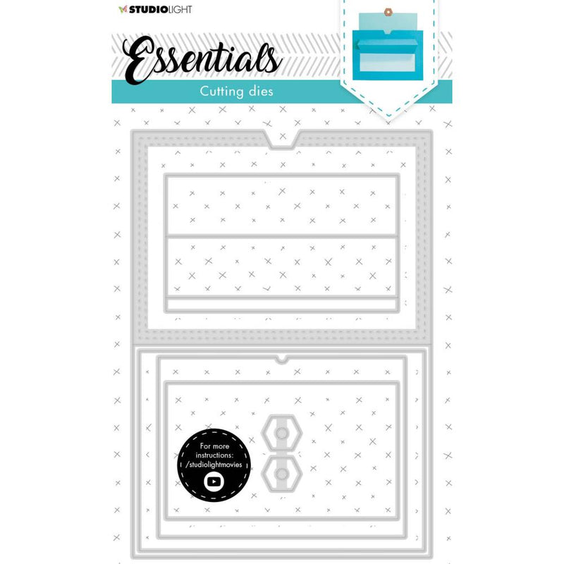 Studio Light - Essentials Cutting Die - NR. 16, Slider Card Shape, SLESCD16