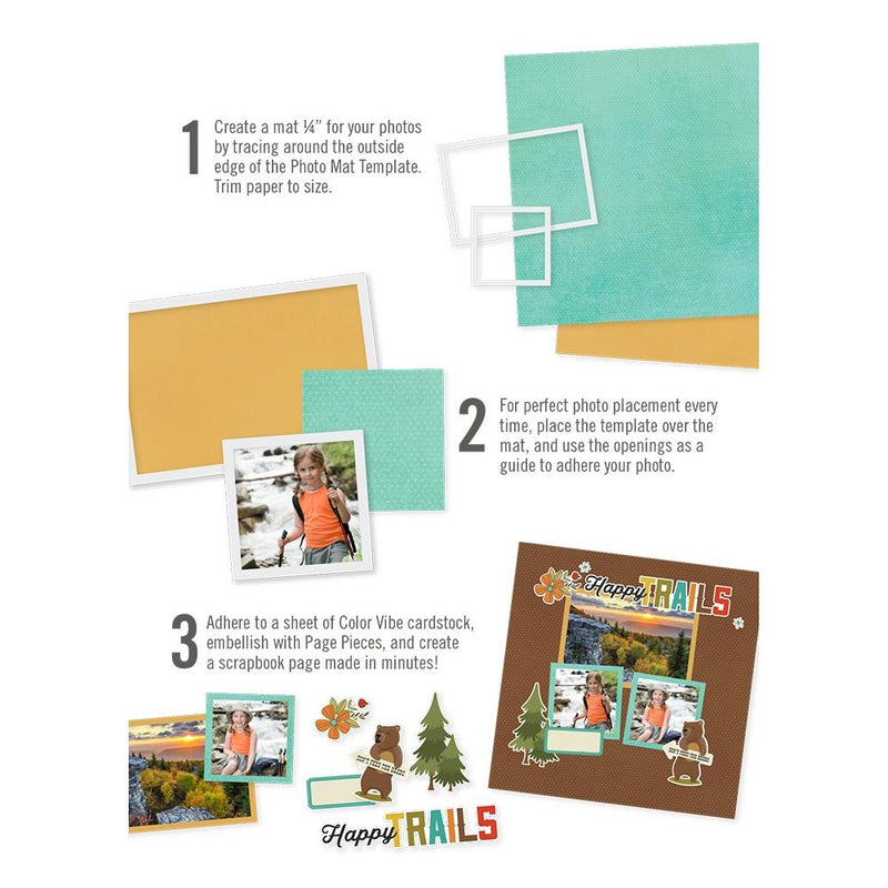 Simple Stories - Simple Pages - Photo Mat  Templates, 15832