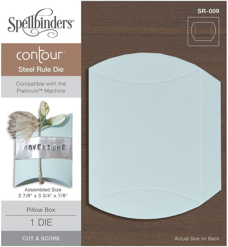 Spellbinders Contour Steel Rule Die - Pillow Box, SR-009