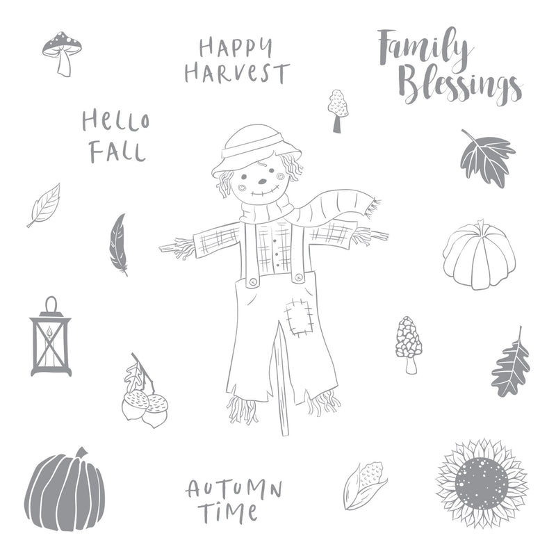 Spellbinders Fun Stampers Journey - Happy Harvest Stamp Set, SS-0612