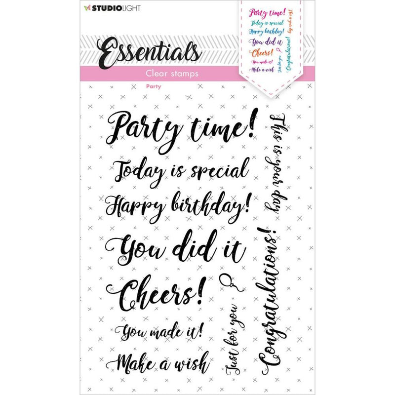 Studio Light Essentials Stamp Set - Nr 177, Party, STAMP177