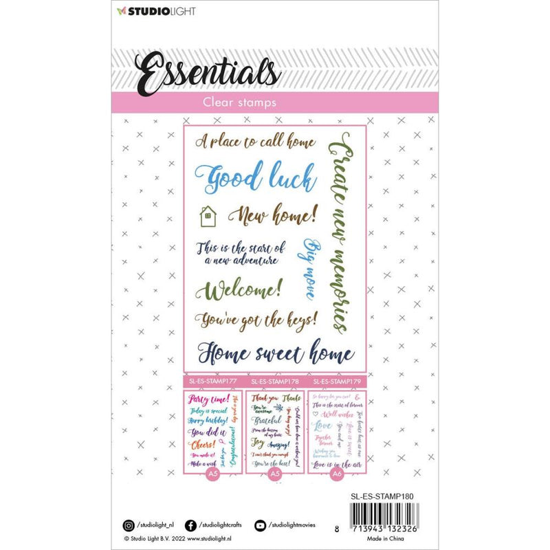 Studio Light Essentials Stamp Set - Nr 180, Home, STAMP180