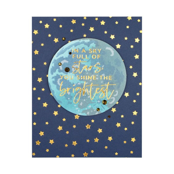 Spellbinders Stencil Set - Layered Full Moon, STN-001