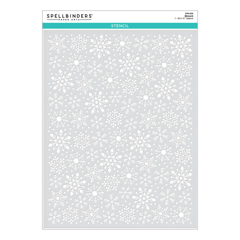 Spellbinders Stencil - Blizzard, STN-029