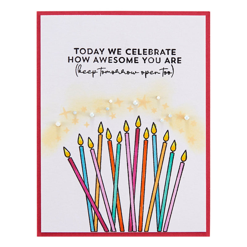 Spellbinders - Awesome Bithday Stamp Set, STP-119