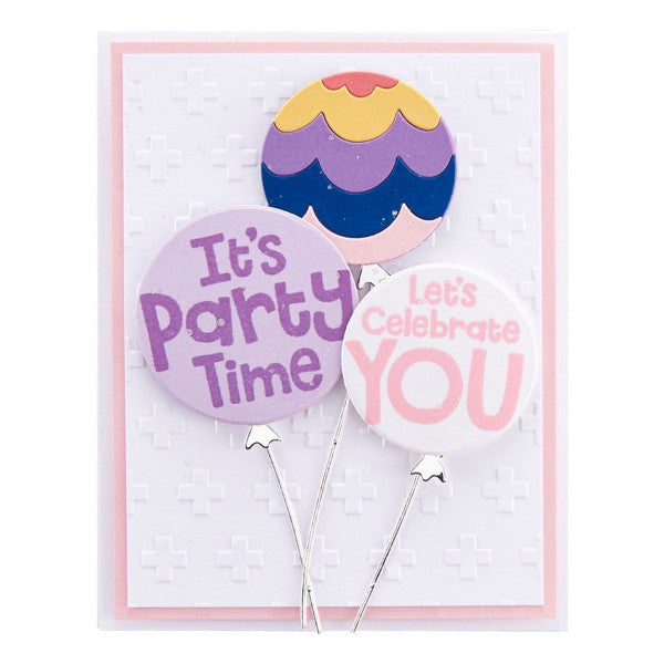 Spellbinders - It's Party Time Stamp Set - the Birthday Celebrations Collection, STP-120