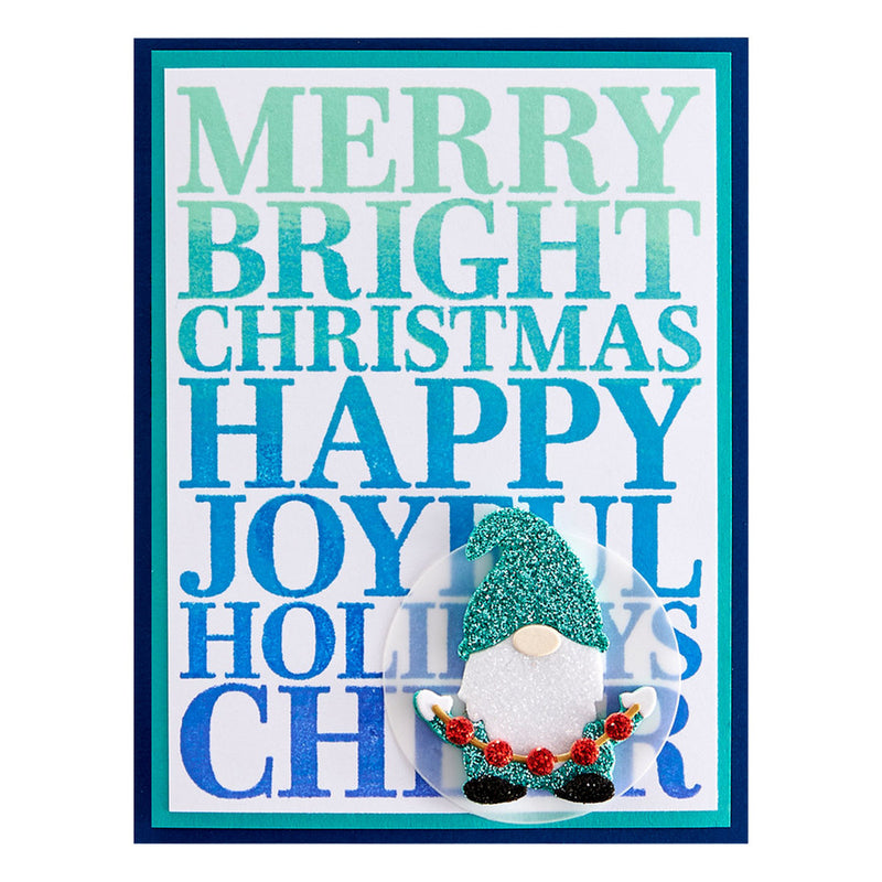 Spellbinders Clear Stamp Set - Joyful Words, STP-133