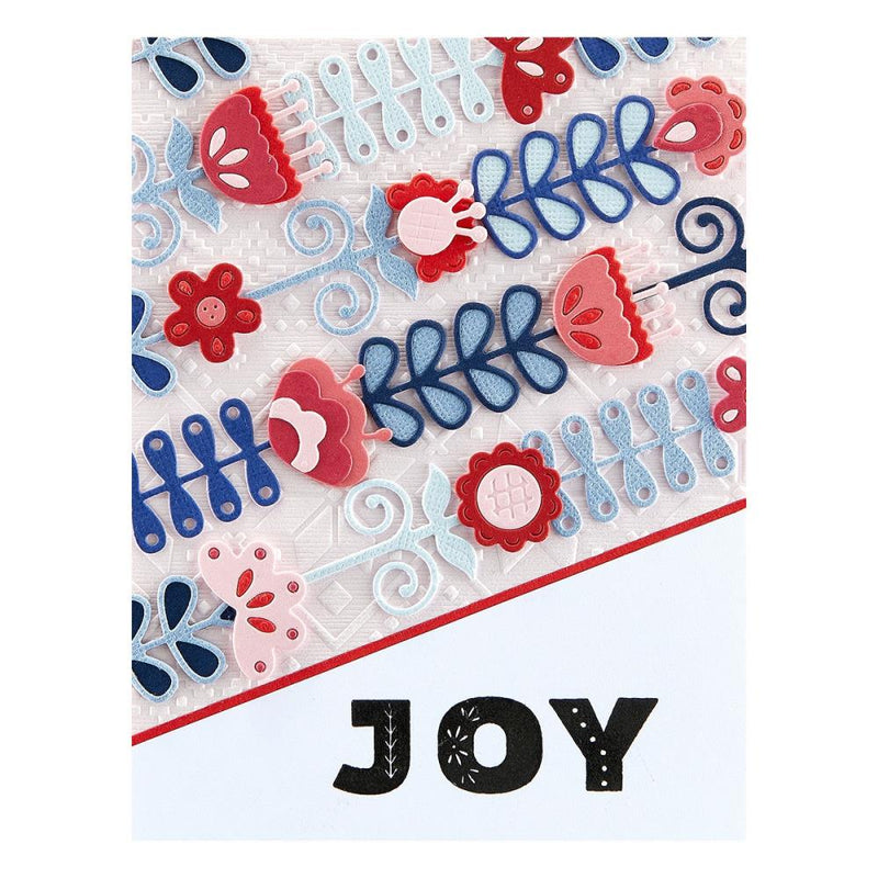 Spellbinders Clear Stamp Set - Peace & Joy, STP-140 by Zsoka Marko